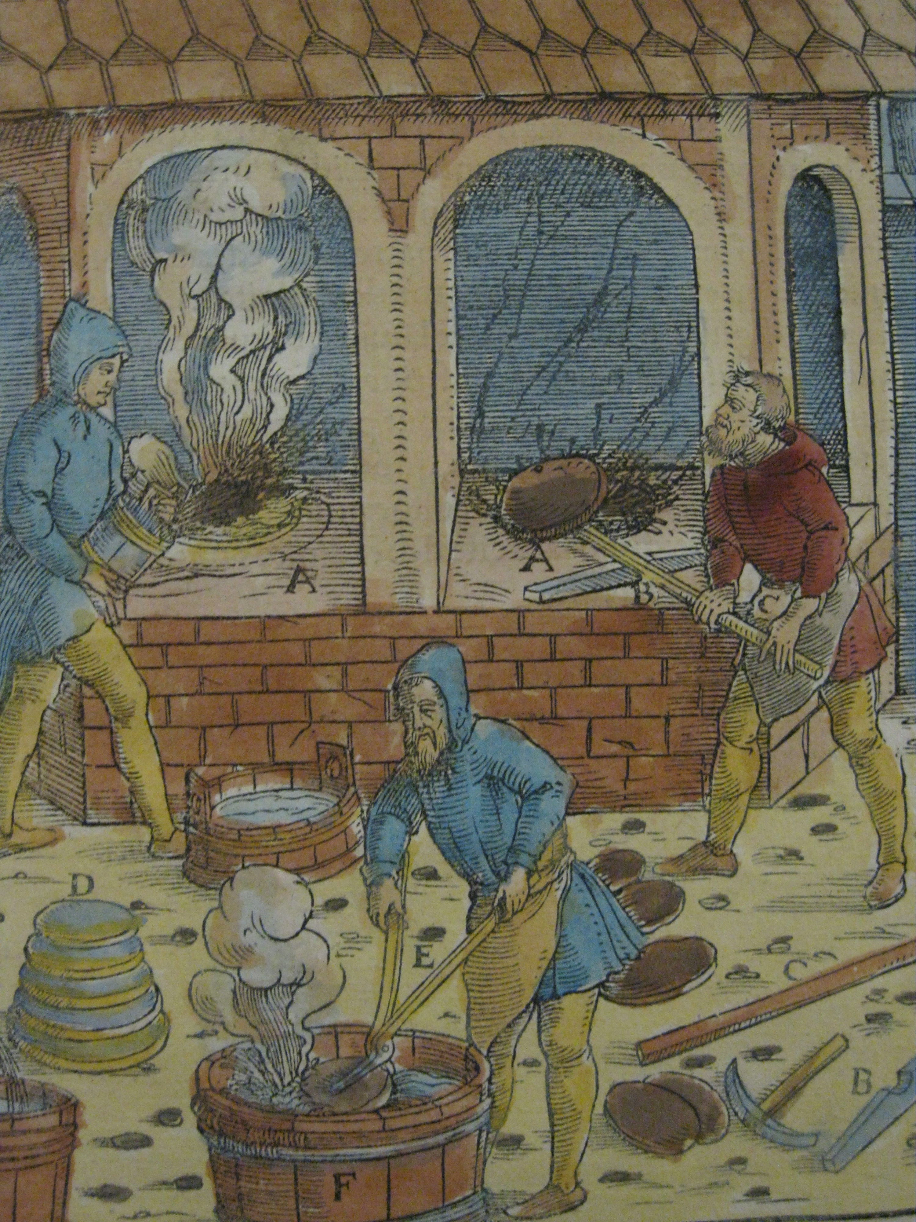 Minería  medieval I.1557.Agrícola